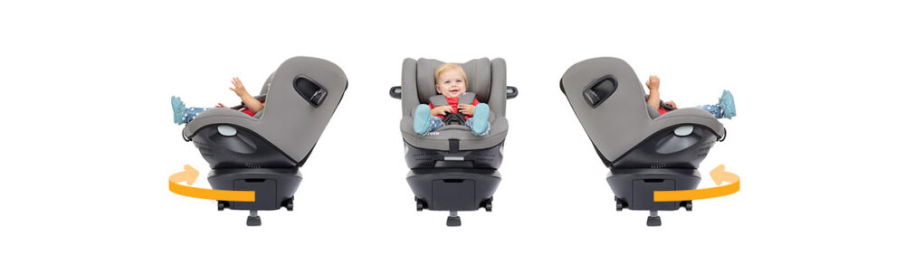 Winter Sale! Joie I-spin Extended Rear Facing I-size Isofix Car Seat in Grey Flannel - Image 6