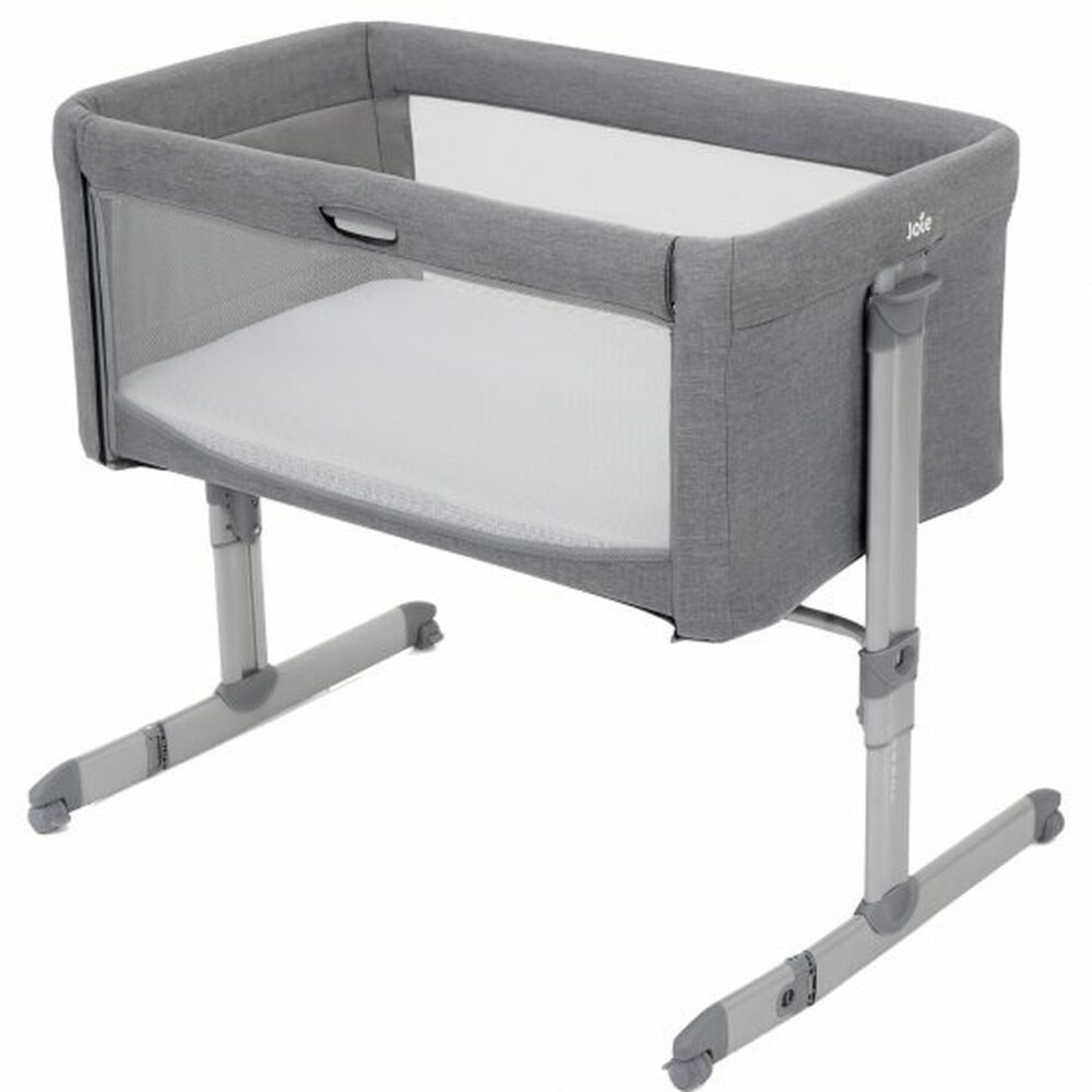 Joie Roomie Glide Bedside Crib in Foggy Grey - Image 2