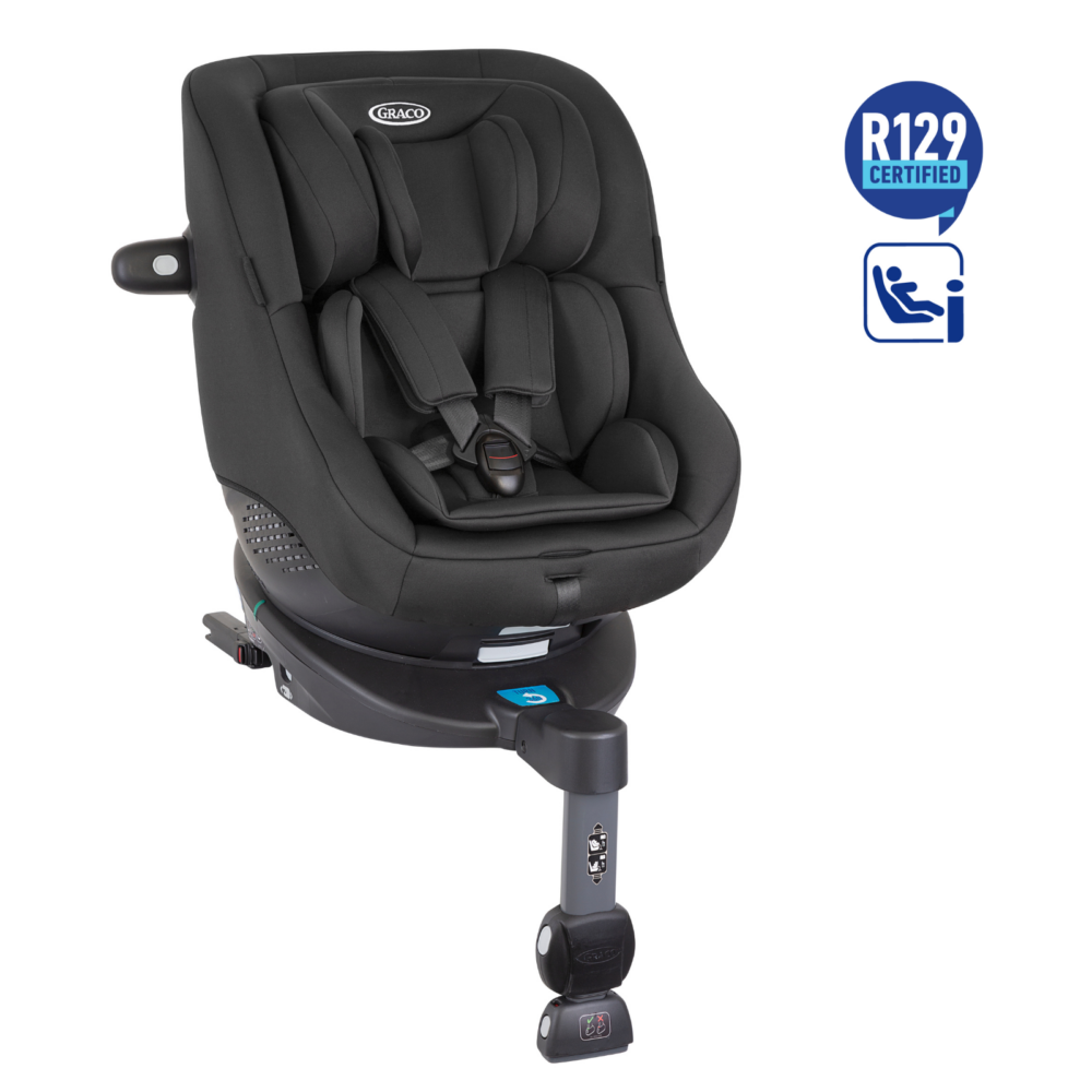 Graco Turn 2 Me I-size R129 360 Rotating Isofix Car Seat in Midnight - Image 2