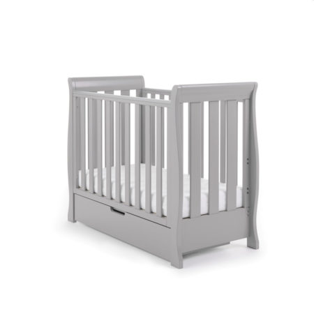 O'baby Stamford Space Saver Cot in Warm Grey