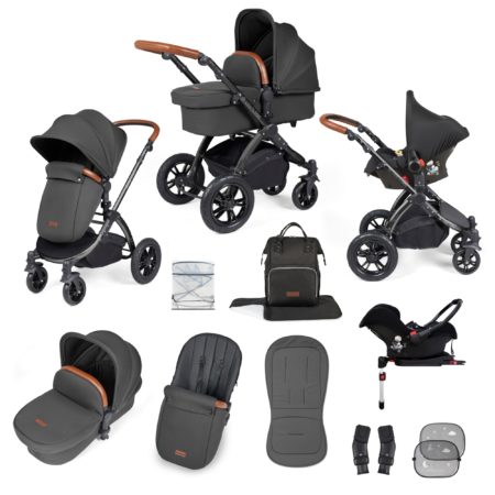 Ickle Bubba Stomp Luxe Galaxy Bundle in Charcoal/black