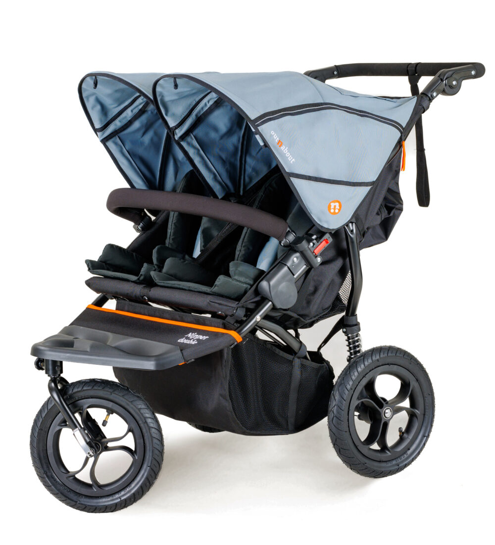 Out'n'about Nipper 360 V5 Double in Rocksalt Grey