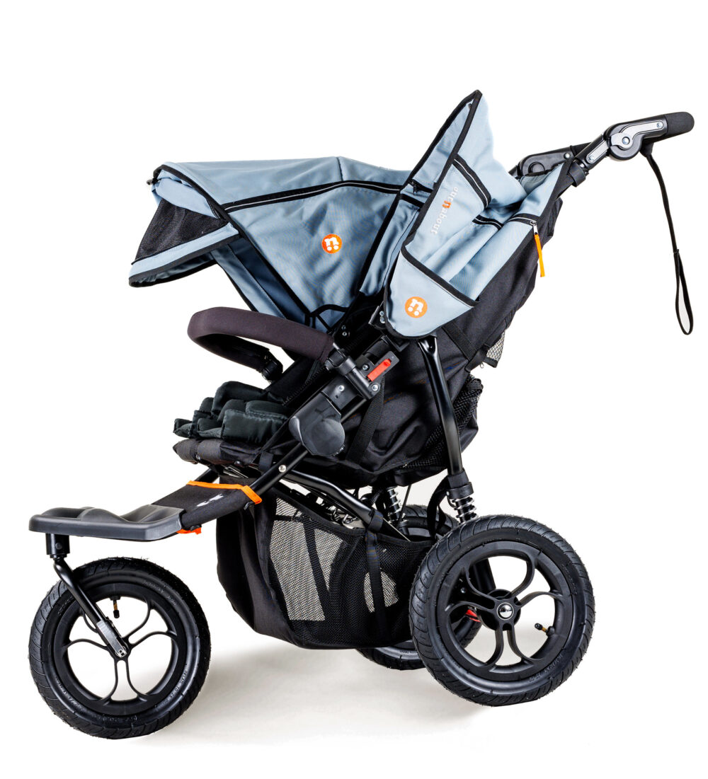 Out'n'about Nipper 360 V5 Double in Rocksalt Grey - Image 4