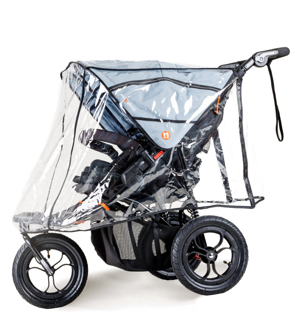 Out'n'about Nipper 360 V5 Double in Rocksalt Grey - Image 5