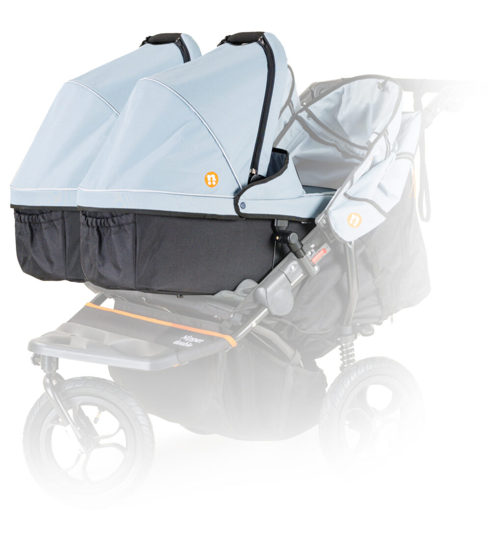 Out'n'about Nipper Double Carrycot in Sycamore Green - Image 2