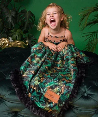 Winter Sale! Bizzi Growin Koochicoo Blanket in Jungle Roar