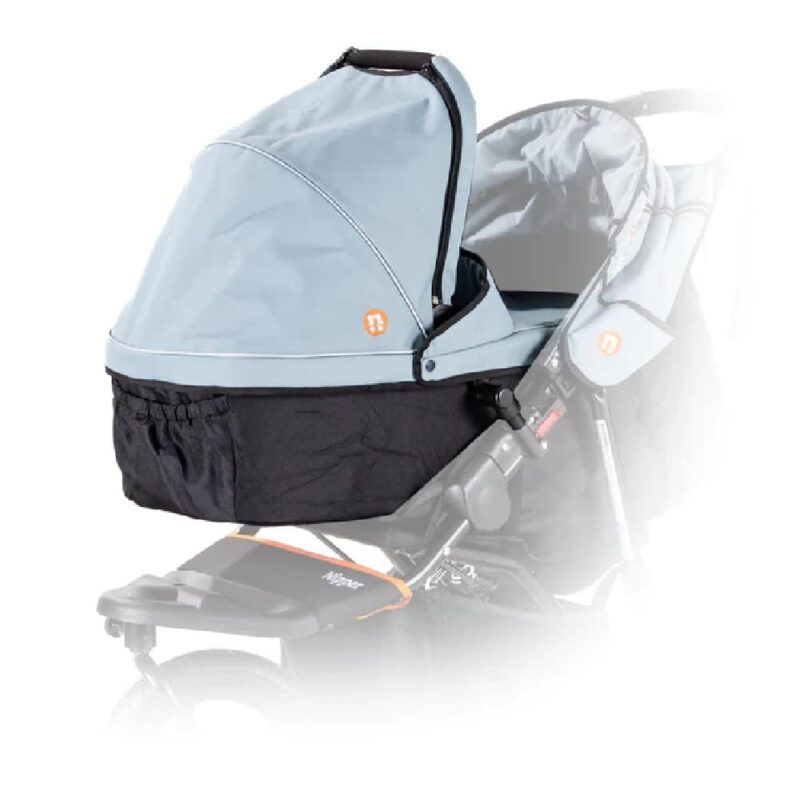 Out'n'about V5 Nipper 360 Single with Carrycot in Rocksalt Grey