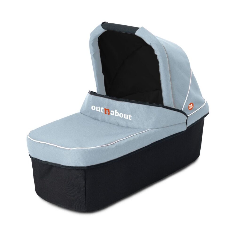 Out'n'about V5 Nipper 360 Single with Carrycot in Rocksalt Grey - Image 2