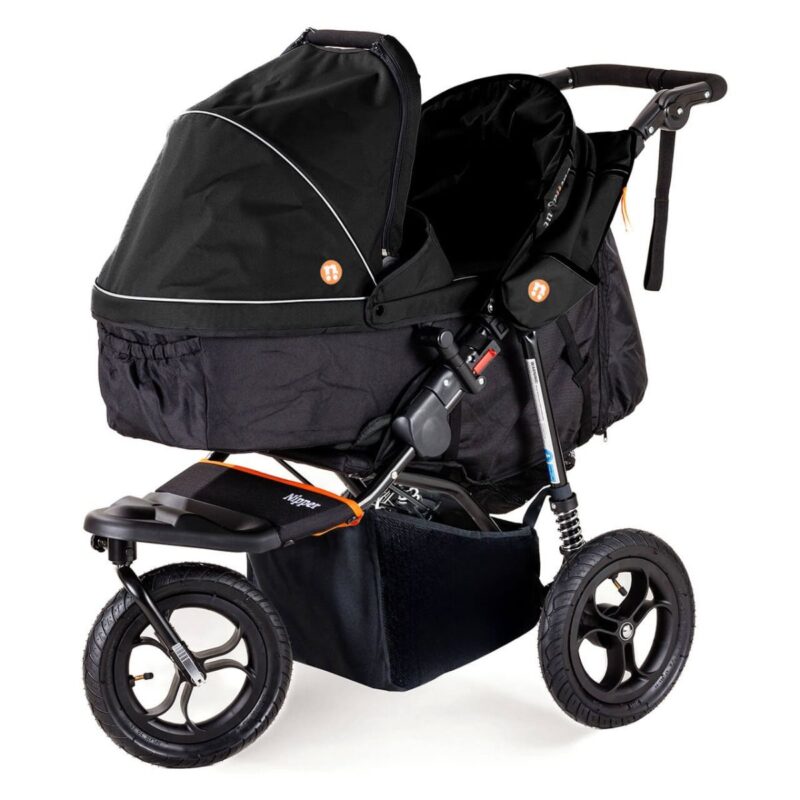 Out'n'about V5 Nipper 360 Single with Carrycot in Summit Black