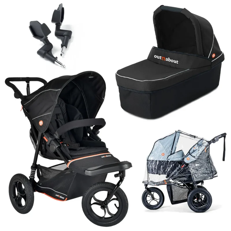 Out'n'about Nipper 360 V6 Single Newborn Bundle