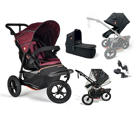 Out'n'about Nipper 360 V6 Single Switch Newborn Bundle