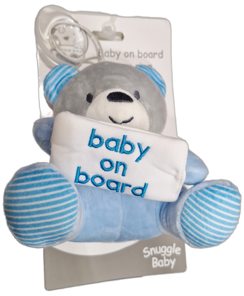 Snuggle Baby Baby on Board Teddy Sign