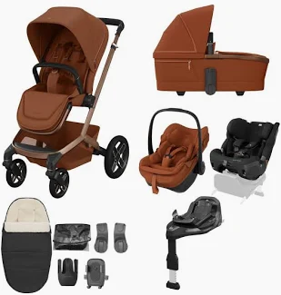 Maxi Cosi Fame 10pc Premium Pebble Slide Pro Family Xl Bundle