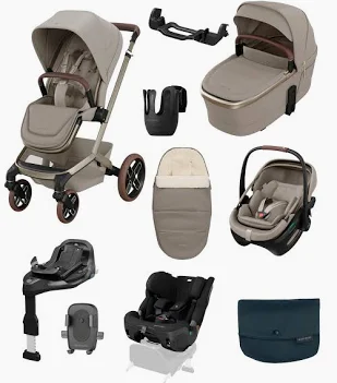 Maxi Cosi Fame 10pc Ultimate Family Xl Coral Slide Pro Bundle